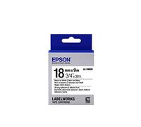 Epson Nastro fondo Bianco per testo Nero, altamente adesivo 18/9 LK-5WBW