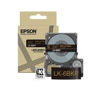 Epson LK-6BKP Nero Oro Trasferimento termico 2,4 cm Metallic C53S672096