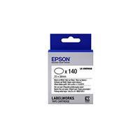 Epson LK-8WBWAB label-making tape - label-making tapes (140 pc(s), Black on white, LabelWorks LW-1000P LabelWorks LW-300 LabelWorks LW-400 LabelWorks LW-400VP LabelWorks LW-600P Label, Blister, 25 mm, 38 mm)