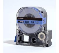 Epson LK-SC24BW, 24mm x 9m, testo nera / sfondo blu, nastro compatibile