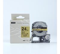 Epson LK-SM24ZW, 24mm x 9m, testo nera / sfondo d'oro, nastro compatibile
