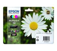 Epson Margherita Serie 18, Claria Home Ink, Multipack 4 Colori, Nero, Ciano, Magenta, Giallo