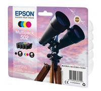 Epson Multipack 4-colours 502 Ink (OEM Epson C13T02V64010 [502] Ink Cartridge Multi Pack BKCMY 4.6ml 3x3.3ml)