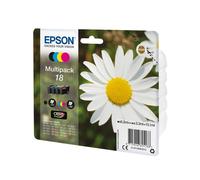 Epson - Multipack Cartuccia ink - 18 - C/M/Y/K - C13T18064012 - C/M/Y 3,3ml cad