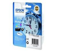 Epson Alarm clock 27XL DURABrite Ultra cartuccia d'inchiostro 1 pz Originale Resa elevata (XL) Ciano, Magenta, Giallo