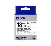 Epson Nastro fondo Bianco per testo Nero altamente adesivo C53S655012