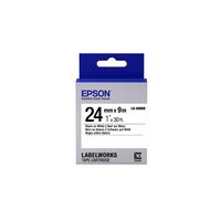Epson Nastro fondo Standard Bianco per testo Nero 24/09 LK-6WBN (TAPE - LK-6WBN STD BLK-/WHT 24/ - LK-6WBN BLACK/WHITE 24MM [9M