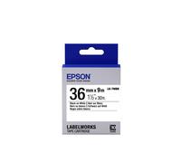 Epson Nastro fondo Standard Bianco per testo Nero 36/9 LK-7WBN (TAPE LK-7WBN STD BLK-/WHT 36/9 - .) NEW