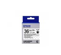 Epson Nastro fondo Trasparente per testo Nero 36/9 LK-7TBN