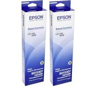 Epson Nastro Nero Per Lq-630/Lq-630S (Confezione da 2)