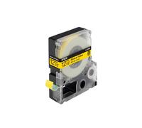 Epson Nastro per Etichettatrice LC, 12 mm, Nero sopra Giallo