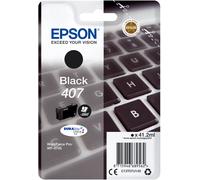 Epson Original Inchiostro Cartucce 407 WORKFORCE Pro WF-4745 DWF C13T07U140 Nero