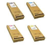 Epson Original T11D140 (T11D1) nero XL 69,9 ml + T11D2, T11D3, T11D4 ciano, magenta, giallo, colore XL 397 ml, cartucce d'inchiostro Workforce-Pro WF-C5390, Workforce-Pro WF-C5390DW, WF-C5890