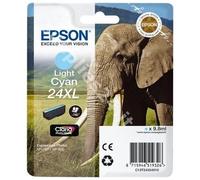 EPSON - Originale Epson T2435 Light Ciano C13t24354012 Per Epson Xp750 Xp850 Xp860 Xp950 Xp55 24xl C13t24354010 740 Pagine 9.8ml