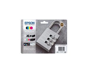 Epson Padlock Multipack 4 colori 35 XL Nero/Std. CMY DURABrite Ultra Ink - Nouvo