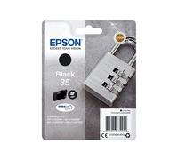 Epson Padlock Singlepack Black 35 DURABrite Ultra Ink Resa C13T35814010