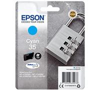 Originale Epson WorkForce Pro WF-4735 DTWF Cartuccia stampante (35 / C 13 T 35824020) ciano, 650 pagine, 3.14 cent per pagina, Contenuto: 9 ml