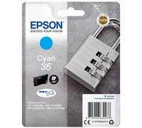 Epson Padlock Singlepack Cyan 35 DURABrite Ultra Ink C13T35824010
