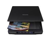 Epson Perfection V39 II - Scanner piatto per foto e documenti a colori con risoluzione ottica 4800 dpi, scansione su cloud, alimentazione USB e coperchio rimovibile