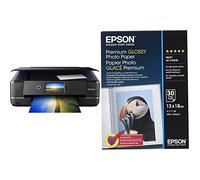 Epson Photo XP-970 Stampante Fotografica A3 3-in-1, Dotata di Wi-Fi ed Ethernet, Stampa Facile da Mobile, Doppio Vassoio, Compatta e Versatile & Super Carta Fotografica Lucida, 30 fogli, 13 x 18 cm