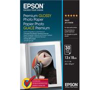 Epson Premium Glossy Photo Paper - 13x18cm - 30 Fogli
