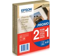 Epson Premium Glossy Photo Paper - 10x15cm - 2x 40 Fogli (EPSON 10X15 PREMIUM GLOSSY BOGOF STOCK)