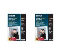 Epson Premium Glossy Photo Paper - 13x18cm - 30 Fogli (Confezione da 2)