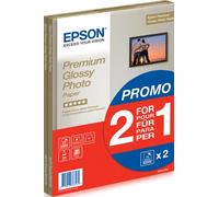 Epson Premium Glossy Photo Paper - A4 - 2x 15 Fogli (PREMIUM GLOSSY PHOTO A4 15 BOGOF) NEW