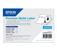 Epson Premium Matte Label Continuous Roll: 105mm x 35m C33S045727