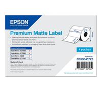Epson Premium Matte Label Die-cut Roll: 102mm x 51mm 2310 C33S045722