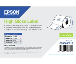 Epson Rotolo etichette, Carta normale, 102x152mm