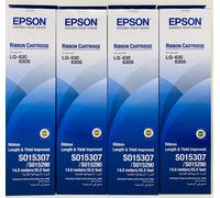 EPSON S015307 NASTRO ORIGINALE NERO PER EPSON LQ-630/LQ-630S ( X 4 pezzi)