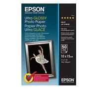 Epson Ultra Glossy Photo Paper - 10x15cm - 50 Fogli ( C13S041943 )