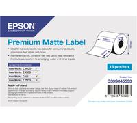 Epson premium matte label - die-cut roll: 102mm x 152mm, 225 labels