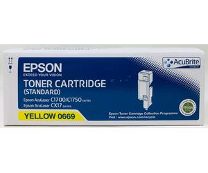 EPSON S050669 0669 TONER ORIGINALE GIALLO ACULASER C1700/C1750/CX17NF [A BOX]