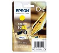 Epson Serie 16XL Penna e Cruciverba - Cartucce originali DURABrite Ultra per Stampante Inkjet, Single Pack 1 Colore (Giallo) Formato XL, Stampe Casa/Ufficio fino 450 Pagine, Confezione Retail