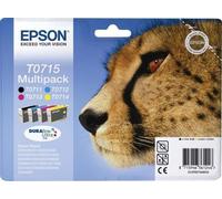Epson Serie Ghepardo T0715 Multipack 4 Cartucce Inchiostro Originale