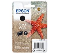 Epson Serie 603 Stella Marina - Cartucce originali per Stampante getto d'Inchiostro, Single Pack 1 Colore (Nero) Formato STD, Stampe Casa/Ufficio fino 150 Pagine, Confezione Retail, Standard