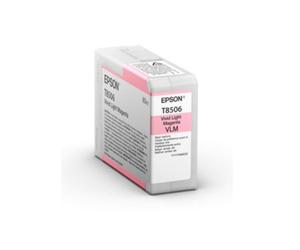 Epson Singlepack Vivid Light Magenta T85060N UltraChrome HD ink 80ml