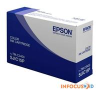 Epson SJIC15P 3 Colore Pigmento Inchiostro Cartuccia (Ciano, Magenta, Giallo) -