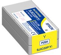 Epson sjic22p(y): ink cartridge for colorworks c3500 (yellow)