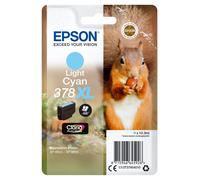 Epson Squirrel Singlepack Light Cyan 378XL Claria Photo HD Ink NEW
