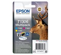 Epson Stag Multipack 3 colori (Epson T1306 Multipack - 3 pakker - XL) NEW