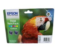 EPSON T008 TWINPACK ORIGINALE COLORE STYLUS PHOTO 790/870/875DC/890/895 [B BOX]