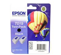 EPSON T019 PACCO DOPPIO CARTUCCIA ORIGINALE NERO STYLUS COLOR 880 [CF. DA 2 PZ]