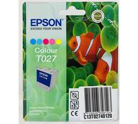 EPSON - C13T02740120 Cartuccia Ink Originale Ciano Magenta Gialla Ciano Chiaro Magenta Chiara per Stylus Foto 810/820 Capacit 220 Pagine