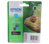 Epson T0342, Cartuccia d'inchiostro per Stylus Photo 2100, colore: Ciano