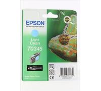 Epson T0345 Cartuccia Inkjet, Ink Pigmentato Blister RS, Ciano Chiaro