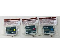 EPSON T0442/3/4 CARTUCCIA ORIGINALE CIANO/MAGENTA/GIALLO STYLUS C64/C66/C84/C86