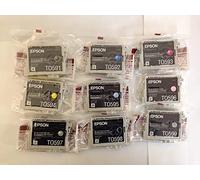 Epson T059 - Cartucce d'inchiostro originali T0591/T0592/T0593/T0594/T0595/T0596/T0597/T0598/T0599 Stylus Photo R 2400